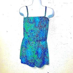 Gabar One piece Skirted Multi Blue color Swimwear Size 12